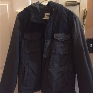 Old Navy Color-Block Hooded Utility Jacket for Men